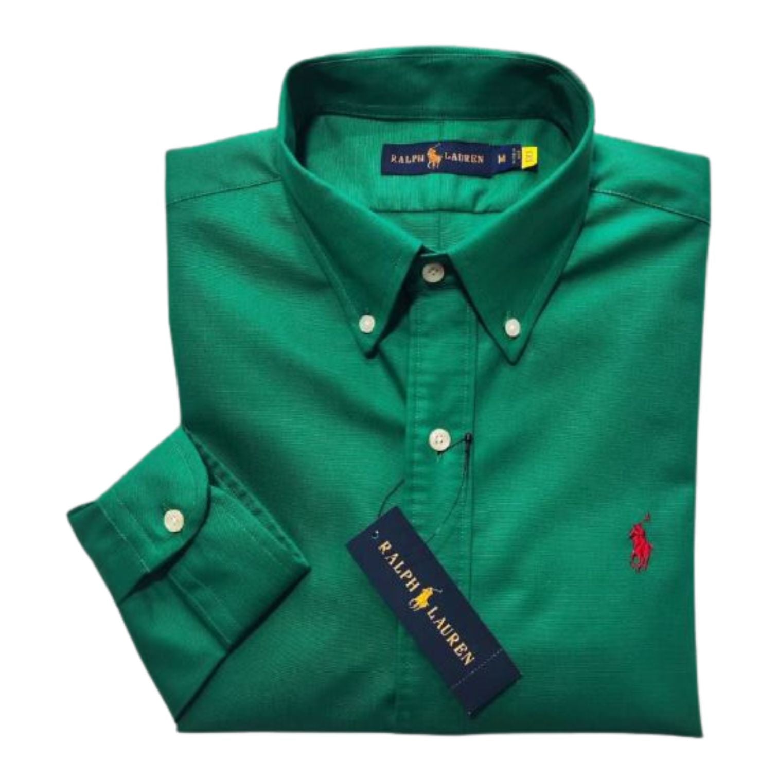 Camisa para Hombre manga larga Polo Ralph Lauren Verde Oscuro