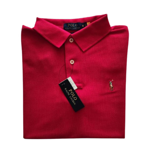Camiseta tipo polo manga corta Polo Ralph Lauren color Rojo