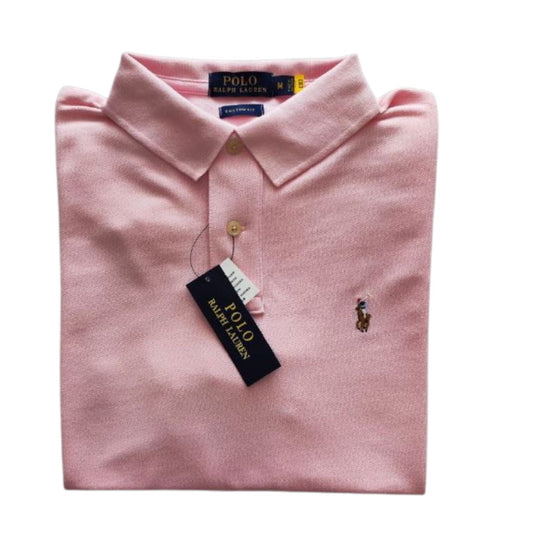 Camiseta tipo polo manga corta Polo Ralph Lauren color Rosa