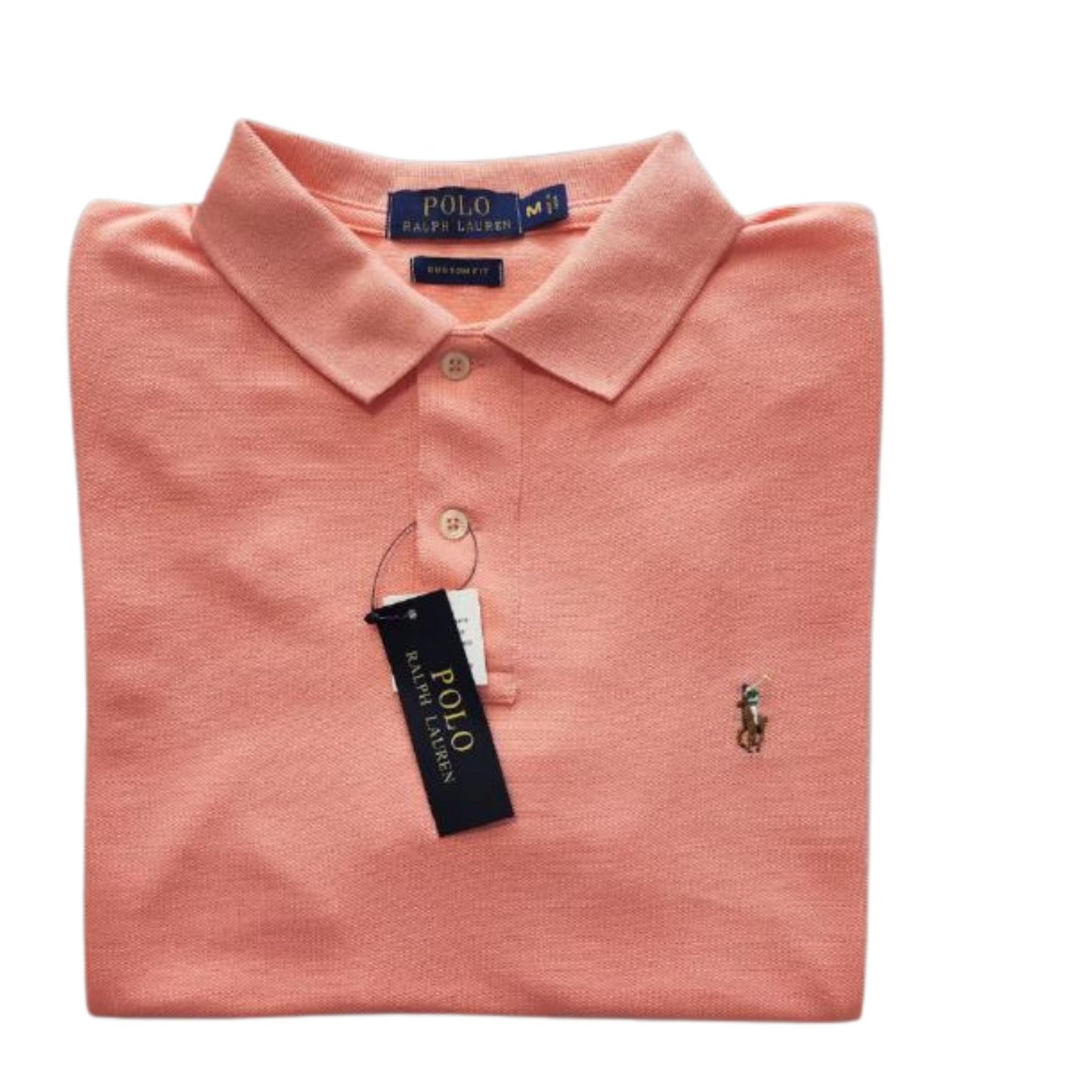 Camiseta tipo polo manga corta Polo Ralph Lauren color Salmon