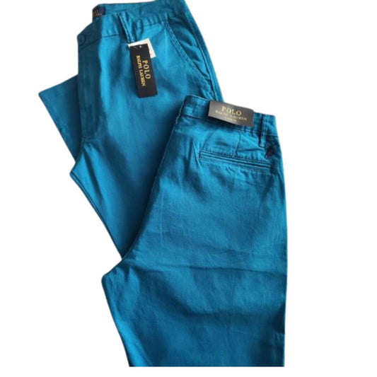 Pantalón stretch slim fit Polo Ralph Lauren color Azul Petróleo