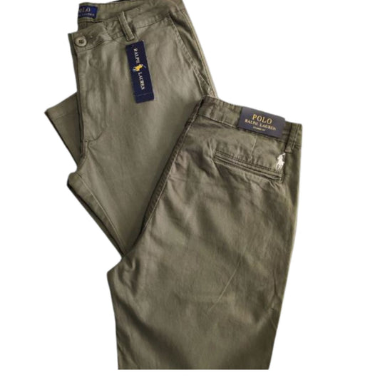Pantalón stretch slim fit Polo Ralph Lauren color Verde Oliva