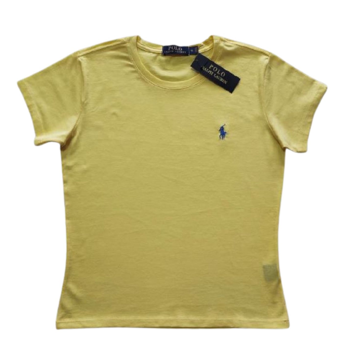 Camiseta T - Shirt Mujer cuello redondo manga corta Amarilla Ralph Lauren