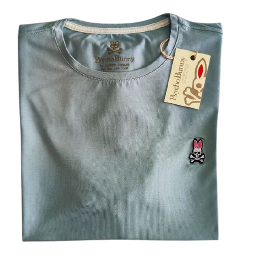 Camiseta T - Shirt cuello redondo manga corta Verde Menta Psyco Bunny