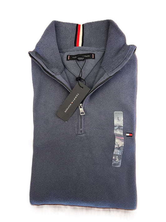 Saco de media cremallera color azul sky de Tommy Hilfiger