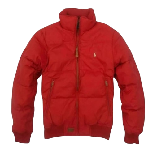 Chaqueta piloto de plumas color rojo Polo Ralph Lauren