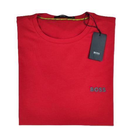 Camiseta T - Shirt cuello redondo manga corta Celeste BOSS