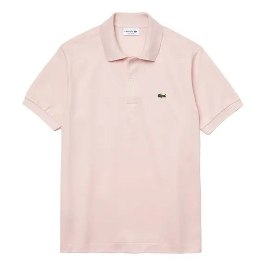 Camiseta tipo polo manga corta color rosa Lacoste