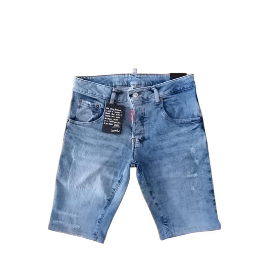Bermuda Denim Slim Fit Dsquared2 Azul Claro