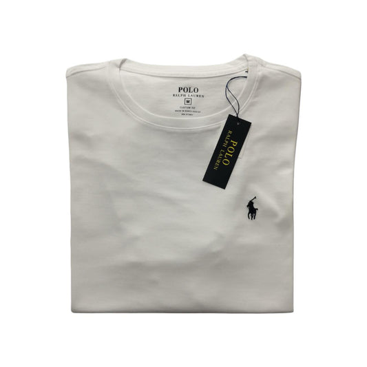 Camiseta cuello redondo manga corta color blanco Ralph Lauren