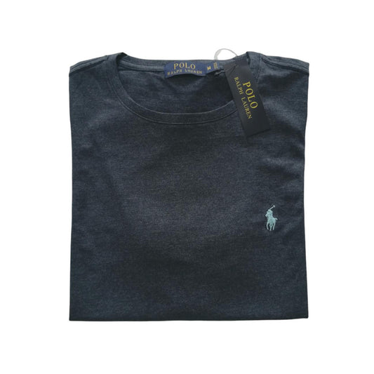 Camiseta cuello redondo manga corta color azul indigo Ralph Lauren