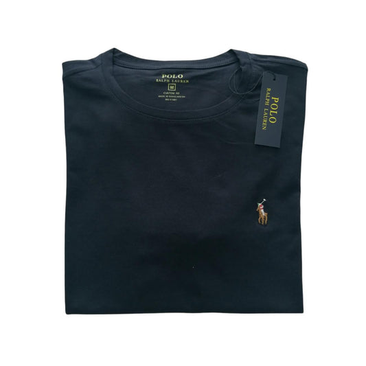 Camiseta cuello redondo manga corta color azul navy Ralph Lauren