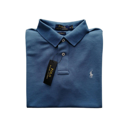 Camiseta tipo polo manga corta color azul Polo Ralph Lauren
