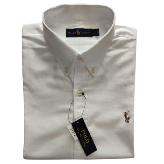 Camisa manga corta Blanca Polo Ralph Lauren