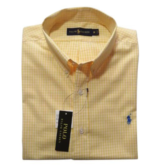 Camisa manga corta Polo Ralph Lauren Cuadros Amarillos