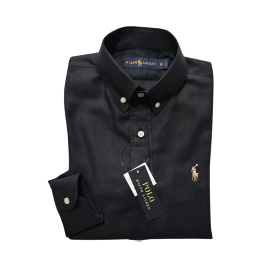 Camisa para Mujer  manga larga Polo Ralph Lauren Negra