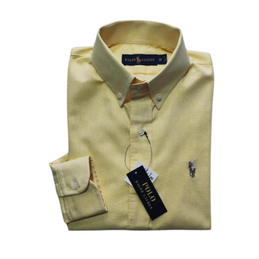 Camisa para Mujer  manga larga Polo Ralph Lauren Amarilla