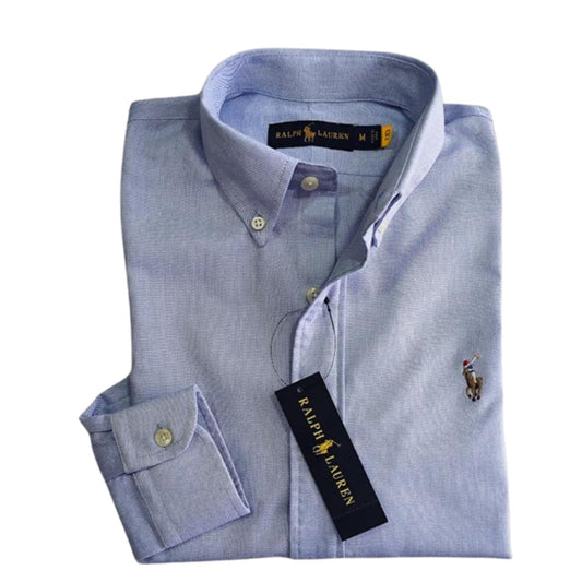 Camisa para Mujer  manga larga Polo Ralph Lauren Azul Cielo