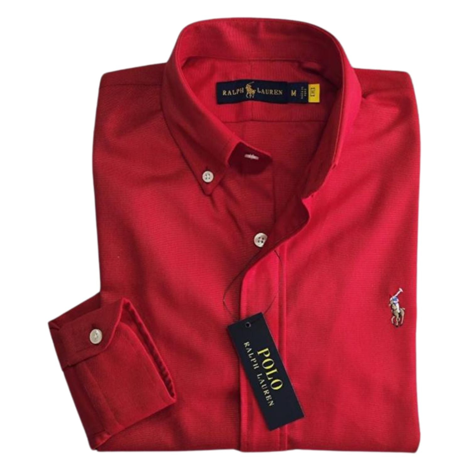 Camisa para Mujer manga larga Polo Ralph Lauren Roja