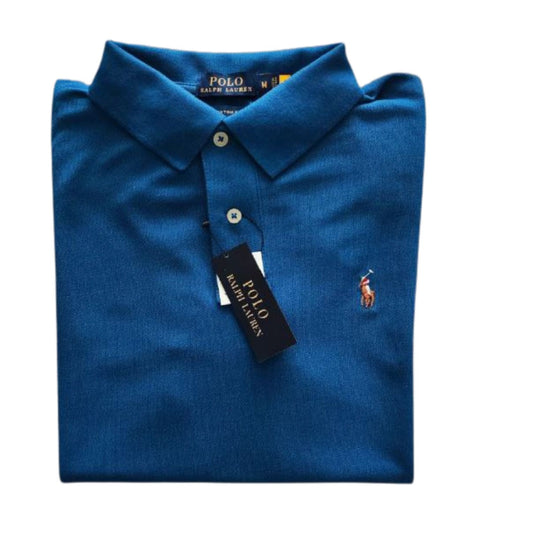 Camiseta tipo polo manga corta Polo Ralph Lauren color Azul Rey