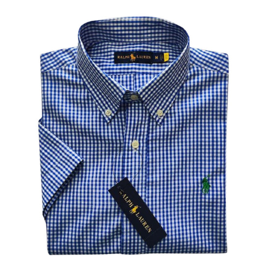 Camisa manga corta Polo Ralph Lauren Cuadros Azul Oscuro