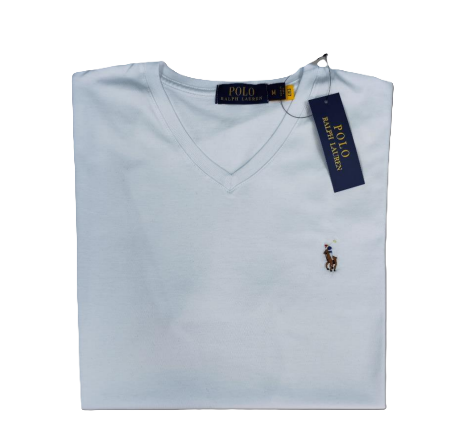 Camiseta Cuello V Manga Corta Ralph Lauren