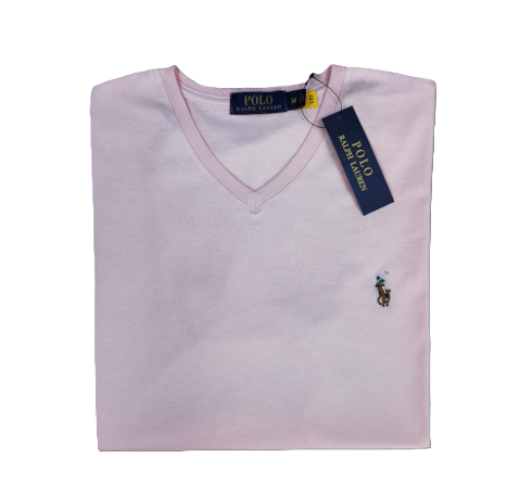 Camiseta Cuello V Manga Corta Ralph Lauren