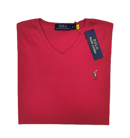 Camiseta Cuello V Manga Corta Ralph Lauren