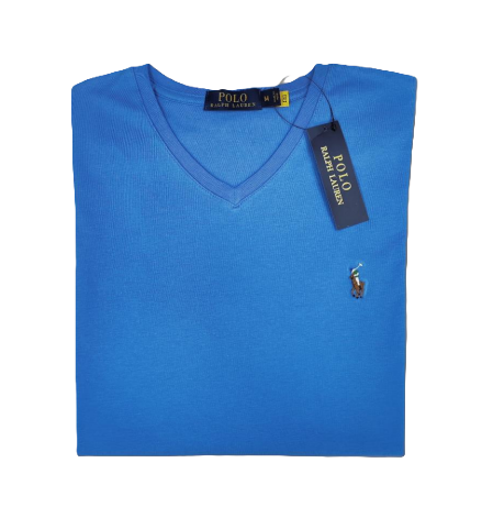 Camiseta Cuello V Manga Corta Ralph Lauren
