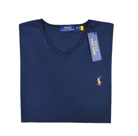 Camiseta Cuello V Manga Corta Ralph Lauren