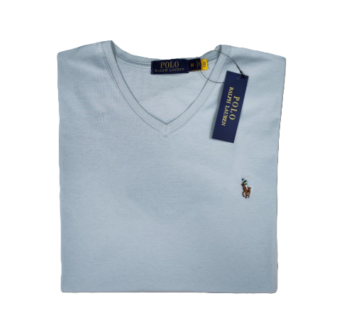 Camiseta Cuello V Manga Corta Ralph Lauren