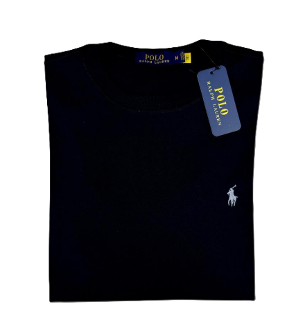 Camiseta  T - Shirt cuello redondo manga corta Negro Ralph Lauren