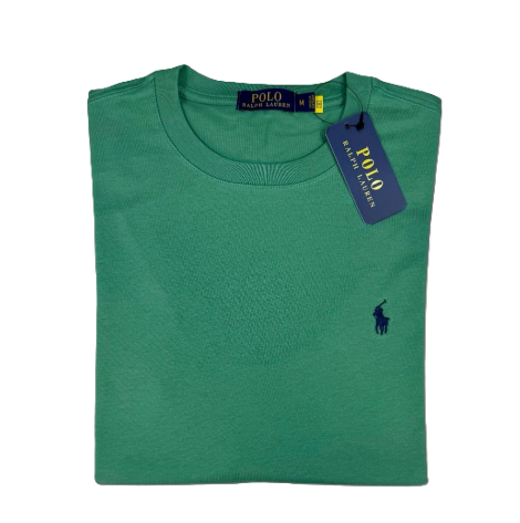Camiseta  T - Shirt cuello redondo manga corta Verde Ralph Lauren