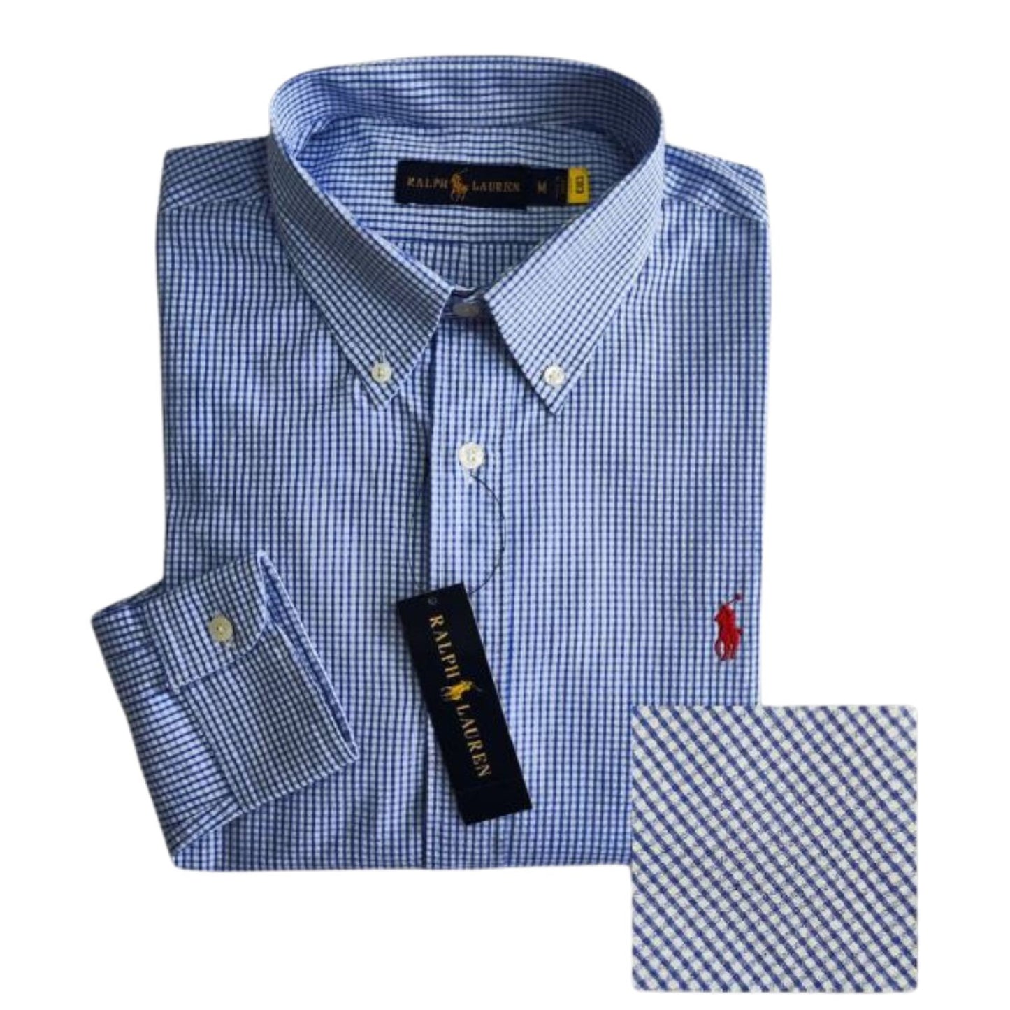 Camisa para Hombre manga larga Polo Ralph Lauren Cuadros Azules