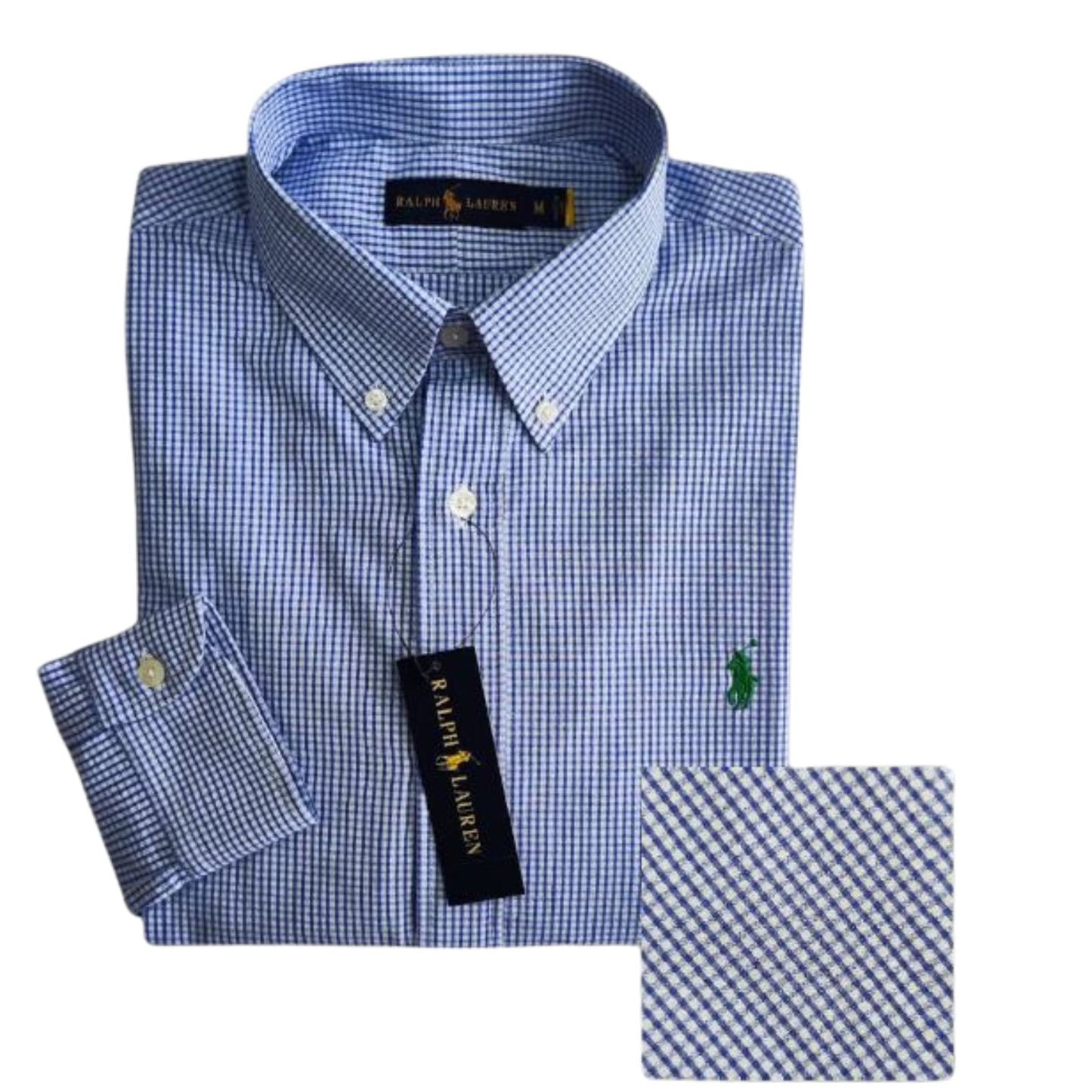 Camisa para Hombre manga larga Polo Ralph Lauren Cuadros Azules