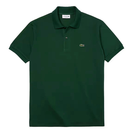 Camiseta tipo polo manga corta color verde Lacoste