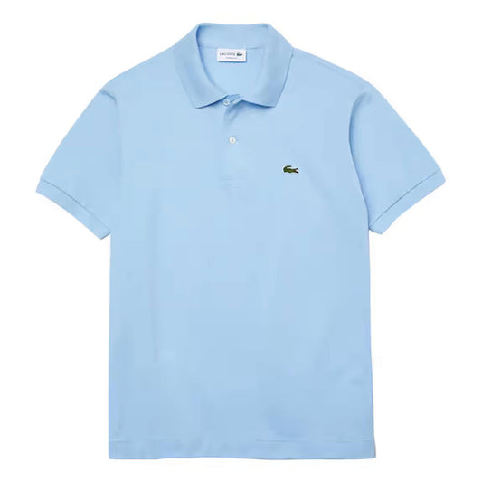 Camiseta tipo polo manga corta color azul Lacoste