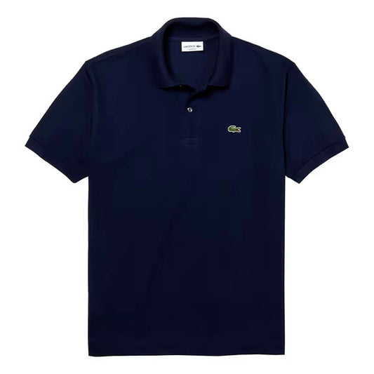 Camiseta tipo polo manga corta color azul navy Lacoste