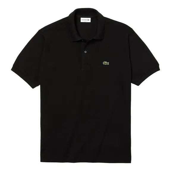 Camiseta tipo polo manga corta color negro Lacoste