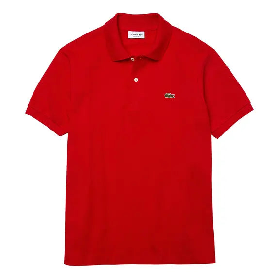Camiseta tipo polo manga corta color rojo Lacoste
