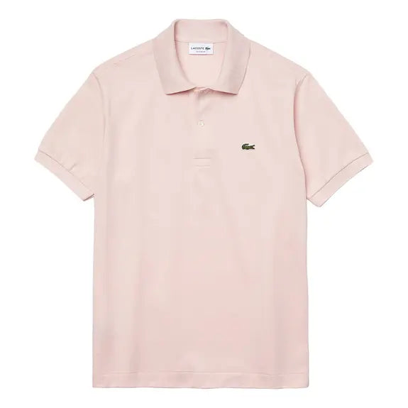 Camiseta tipo polo manga corta color rosa Lacoste