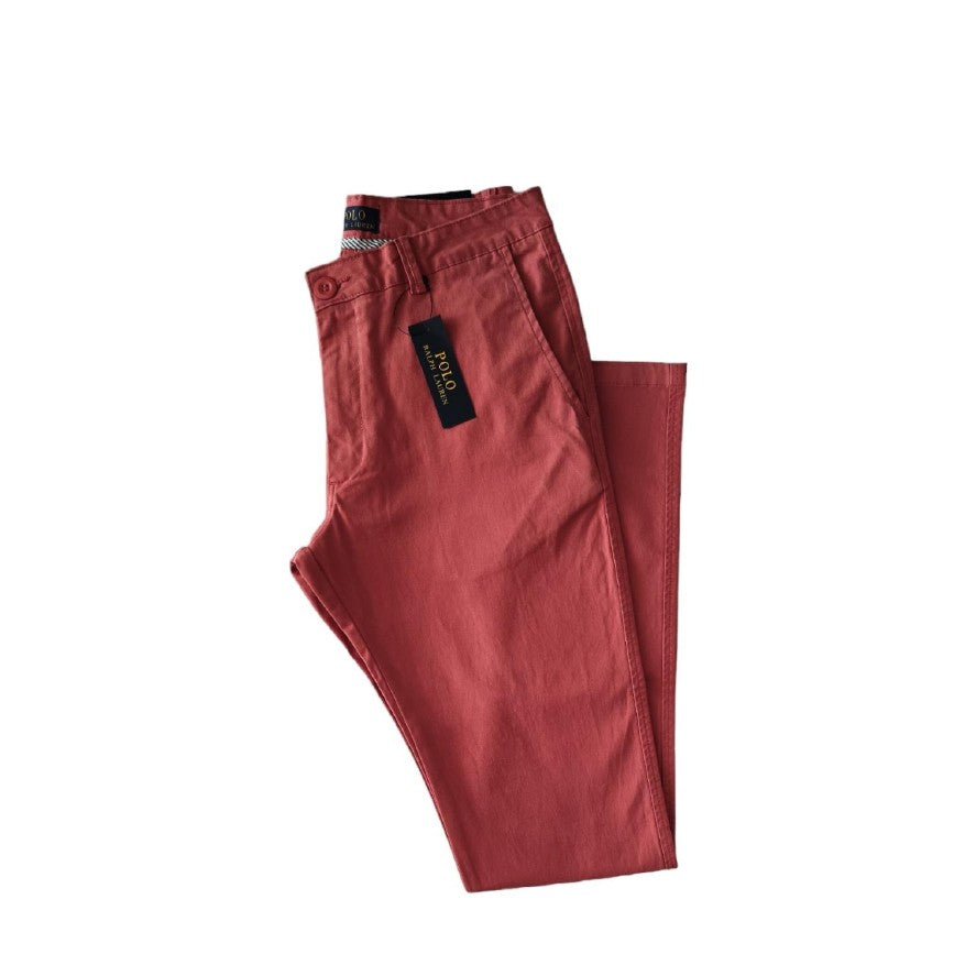 Pantalón stretch slim fit color palo de rosa Polo Ralph Lauren