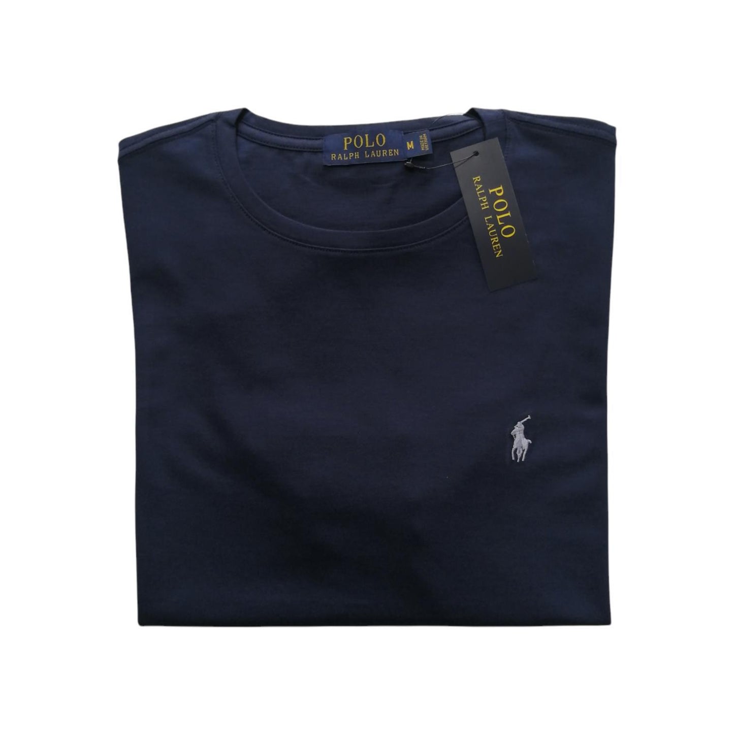 Camiseta cuello redondo manga corta color azul navy Ralph Lauren