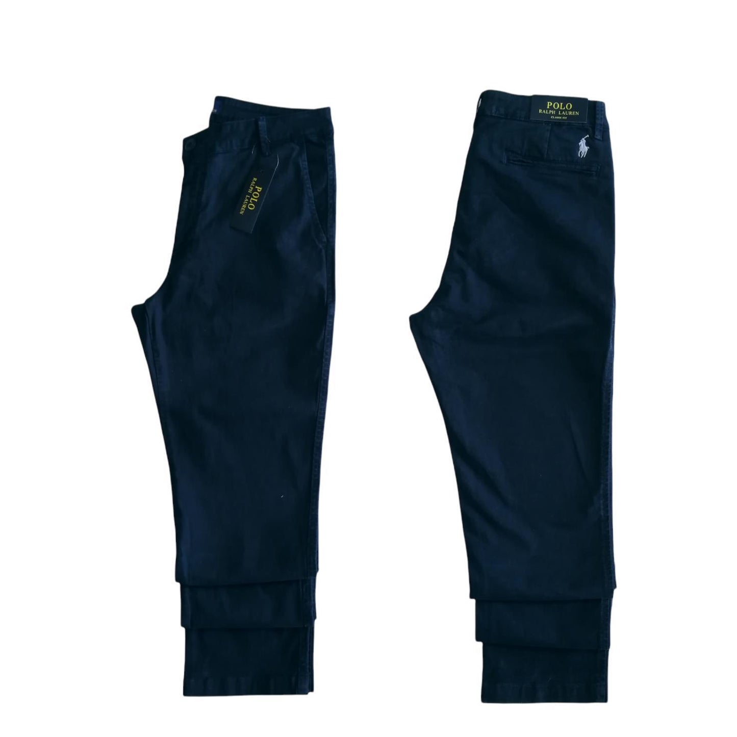 Pantalón stretch straight fit color azul navy Polo Ralph Lauren