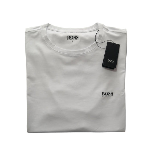 Camiseta cuello redondo manga corta color blanco Hugo Boss