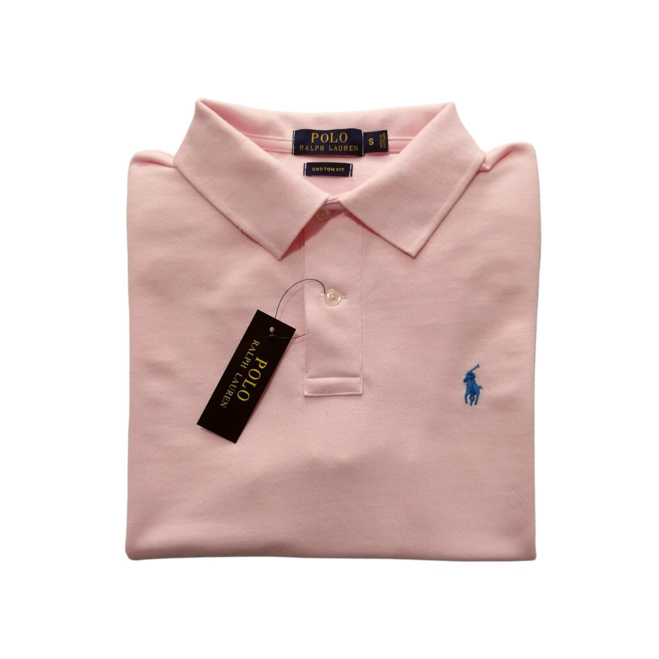 Camiseta tipo polo manga corta color rosa Polo Ralph Lauren