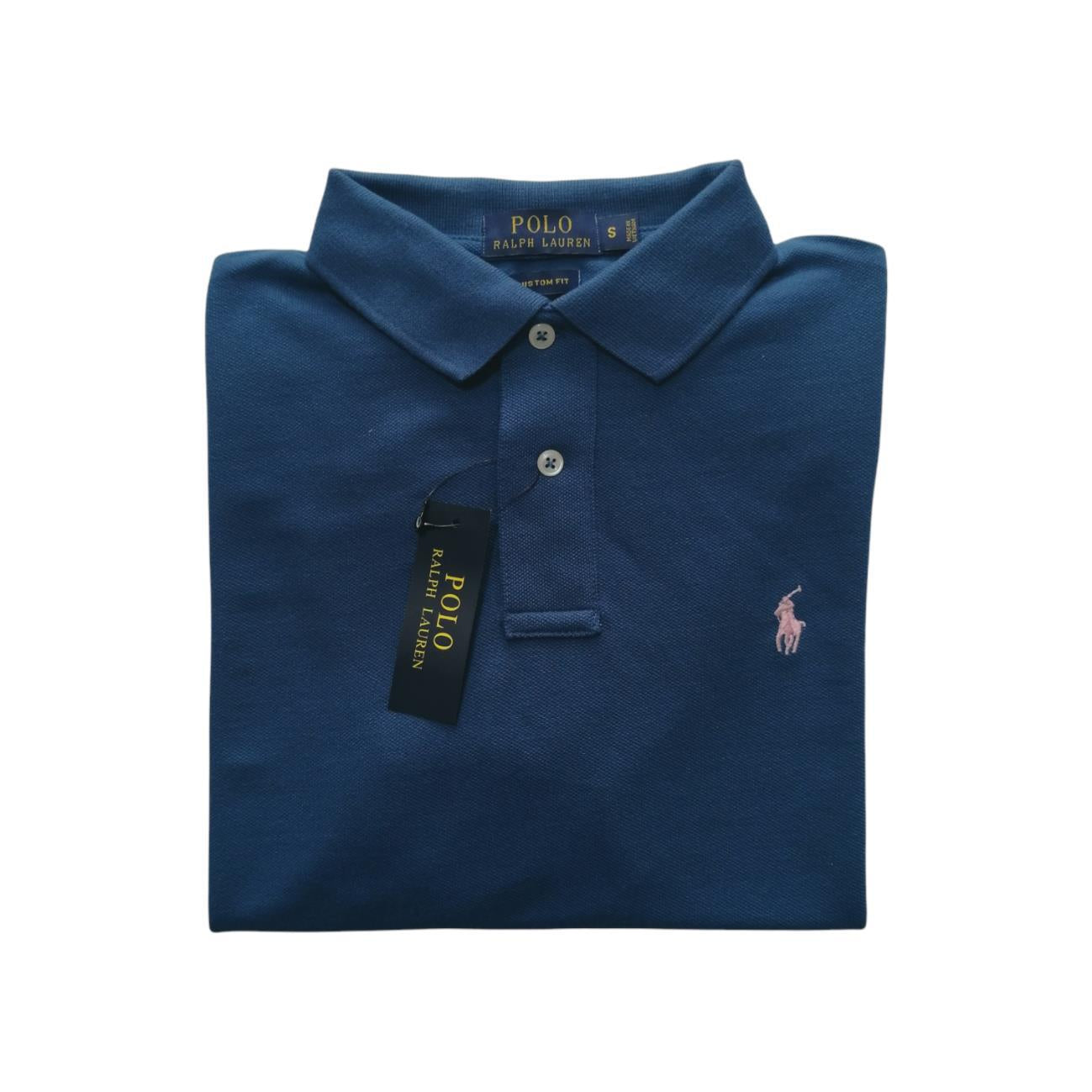 Camiseta tipo polo manga corta color azul Polo Ralph Lauren